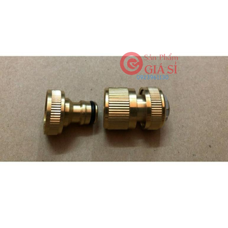 Bộ khớp - Bộ nối nhanh đầu vào cho máy rửa xe áp lực cao, máy xịt rửa cao áp, máy rửa xe gia đình(hợp kim đồng) ❤️freesh