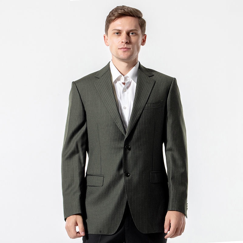 Áo khoác vest dáng rộng tiêu chuẩn thông thường cho nam trung niên