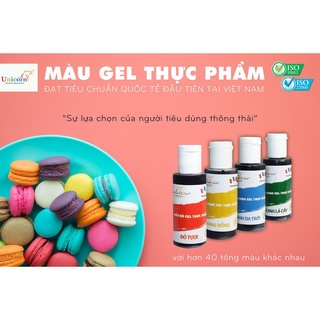 Màu gel thực phẩm unicorn đồng tiến 28g