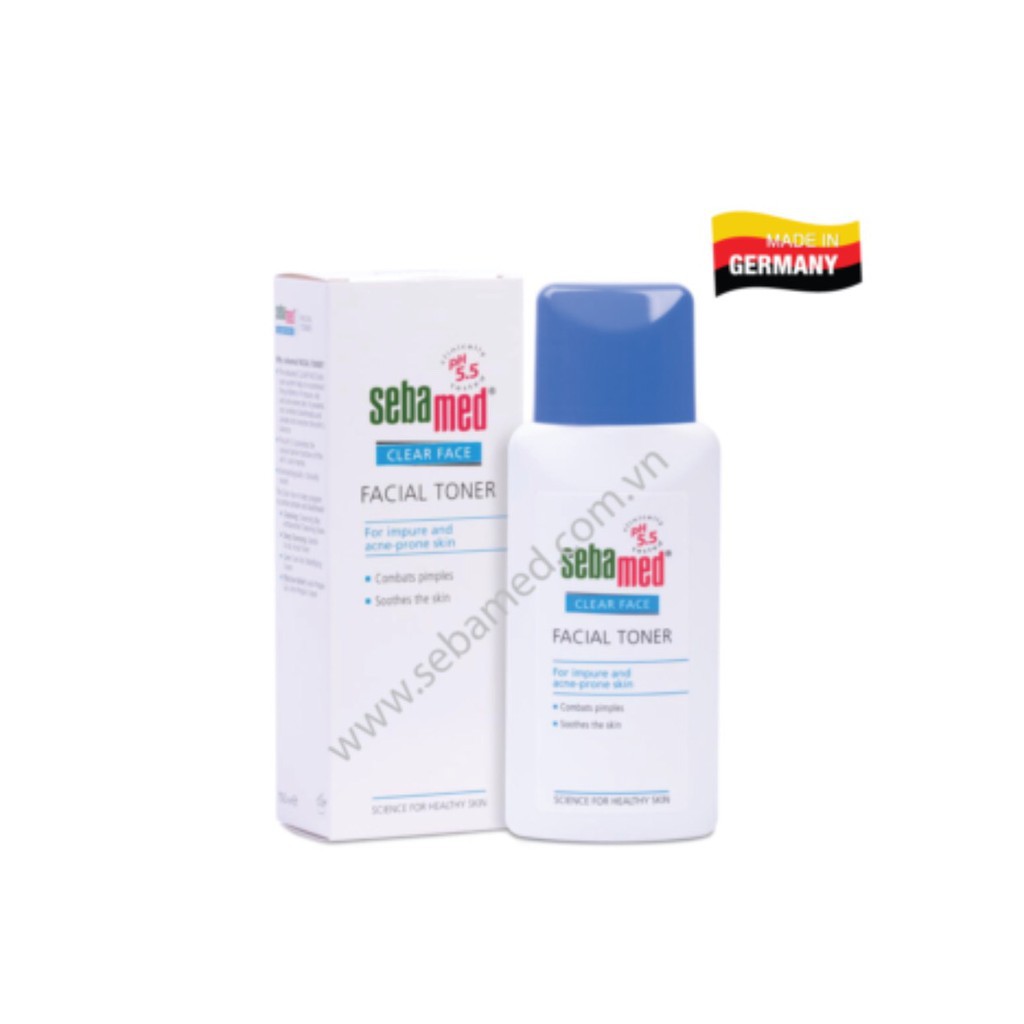 TONER CÂN BẰNG DA VÀ SE KHÍT LỖ CHÂN LÔNG SEBAMED pH5.5 - ĐỨC - 150ML