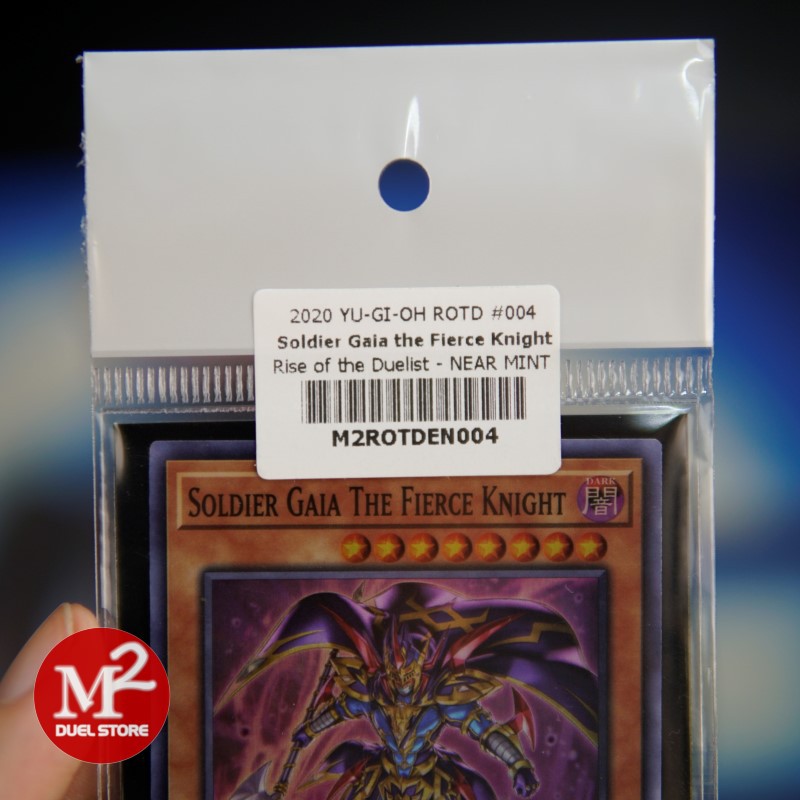 Lá bài Yugioh ROTD-EN004 Soldier Gaia The Fierce Knight - Super Rare - Đóng gói theo tiêu chuẩn M2SCCQ-Lite