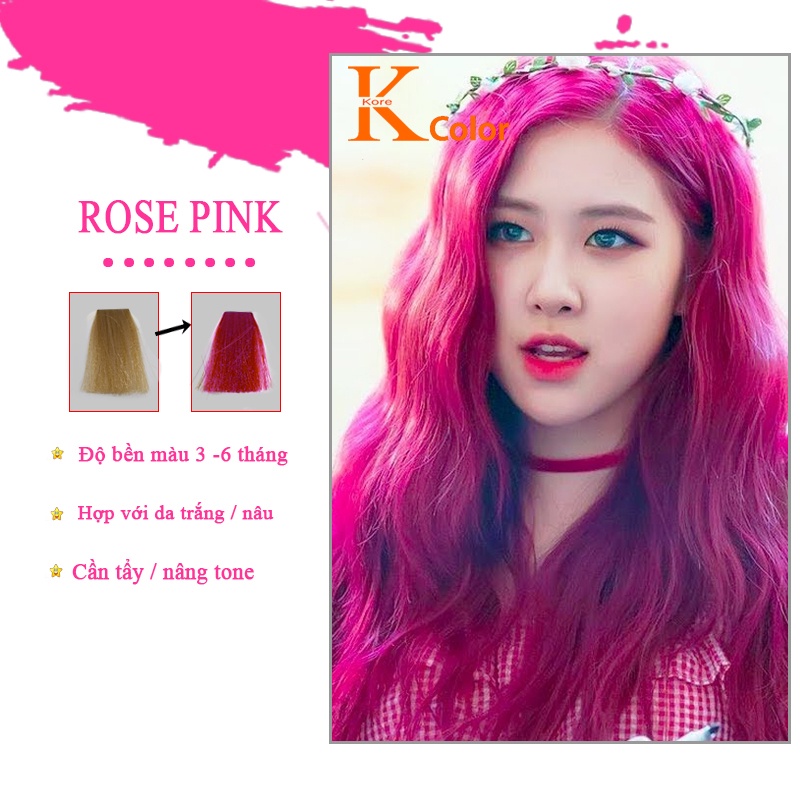 Thuốc nhuộm tóc ROSE PINK