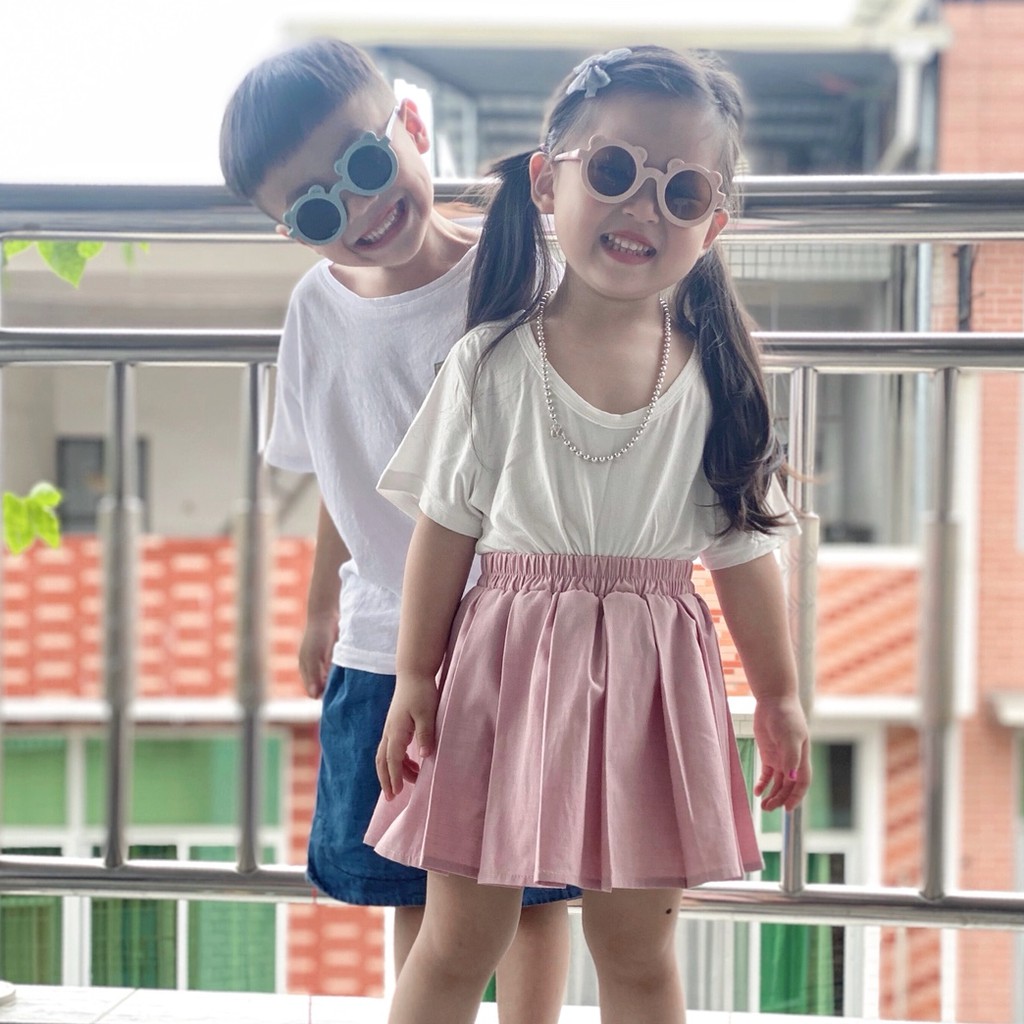 Kính mát hình tai gấu đáng yêu cho trẻ em