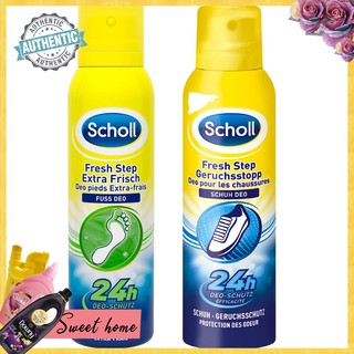Xịt khử mùi hôi chân - scholl fuss deo extra frisch, 150ml