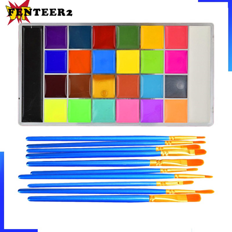 26colors Face Body Painting Palette for Kids Cosplay Party Costumes Make Up