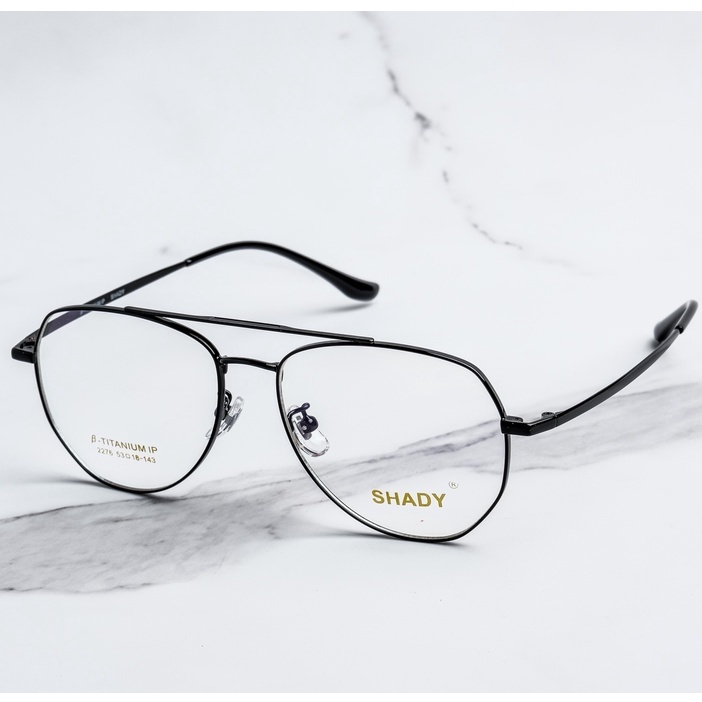 Gọng Kính Cận Titanium Shady Unisex G2299 (Nhiều Màu)