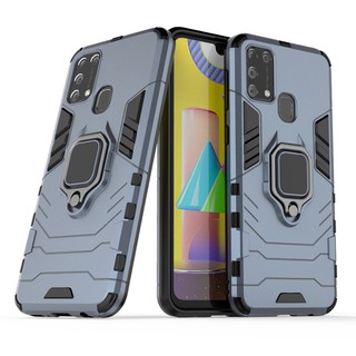 Ốp điện thoại nhựa cứng chống sốc có giá đỡ bảo vệ cho Samsung Galaxy M31 M21 A11