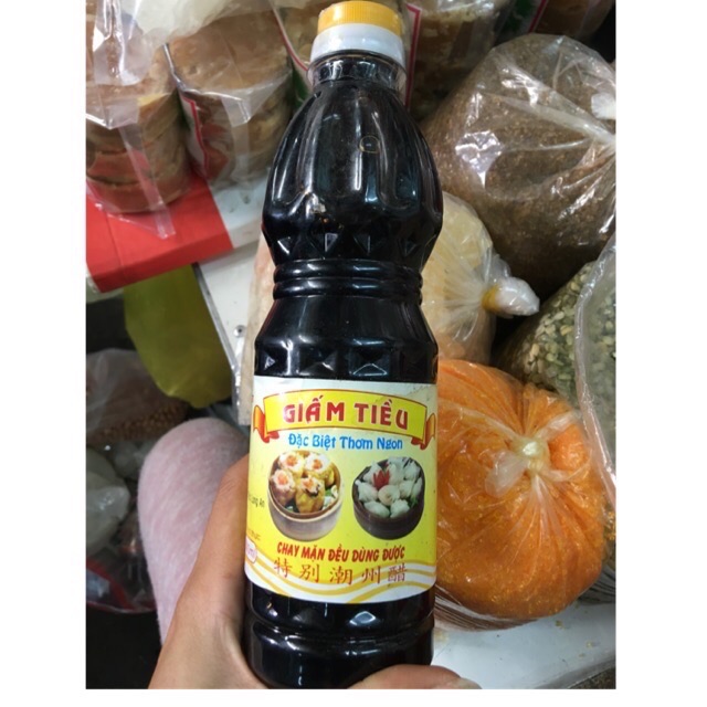 Dấm tiều ( dấm đỏ ) 500ml 17k