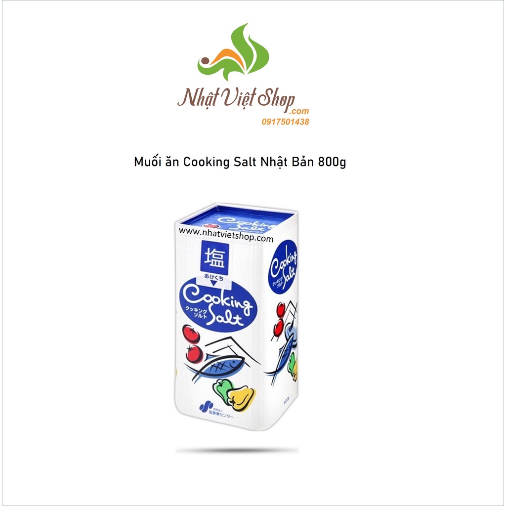 Muối Ăn Cooking Salt Nhật Bản 800g