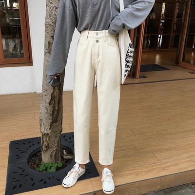 áoẴN[Video SHOP QUAY + ẢNH THẬT] Quần Kaki Ống Rộng, Màu Be, Lưng Cao