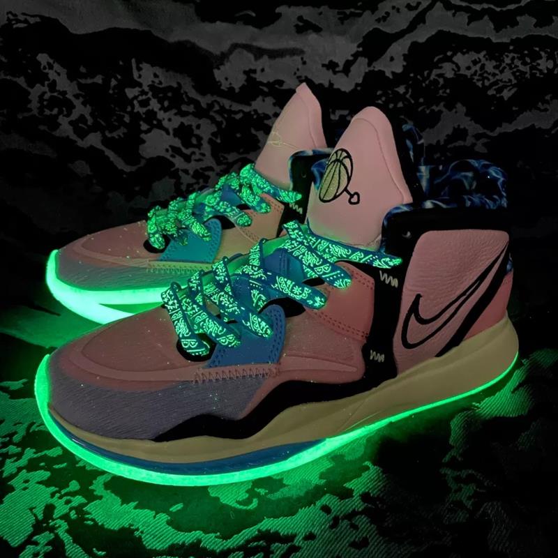 Dây Giày Nike Kyrie 8 Irving 8 Màu Dạ Quang Đẹp Mắt