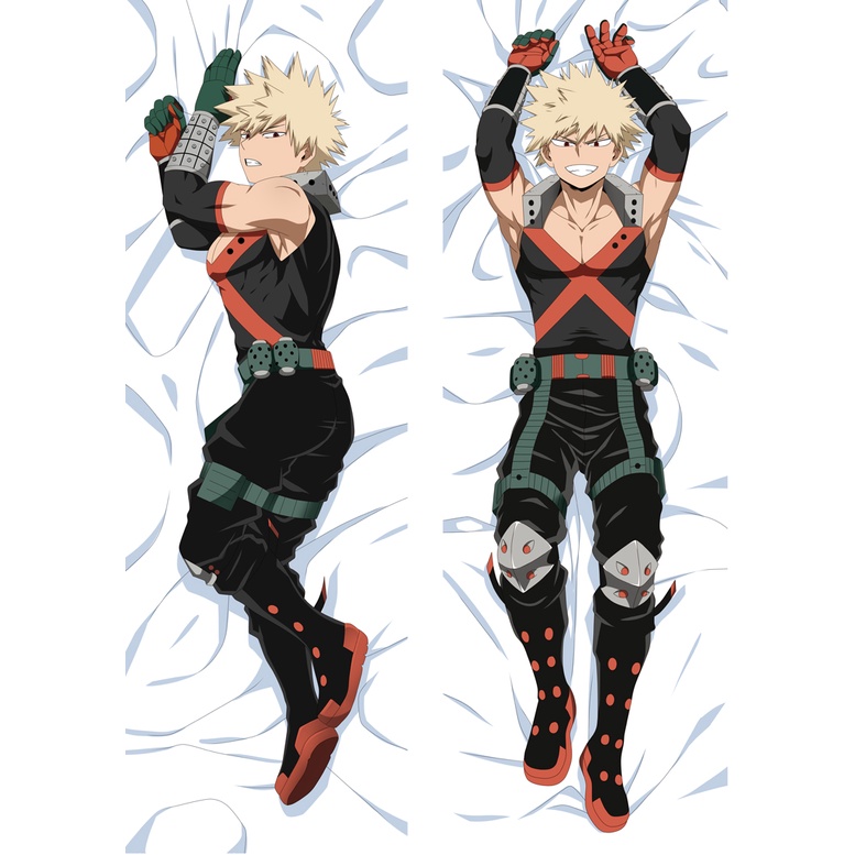 Vỏ Gối Hai Mặt In Hình Anime My Hero Academia Bakugou Katsuki Dakimakura