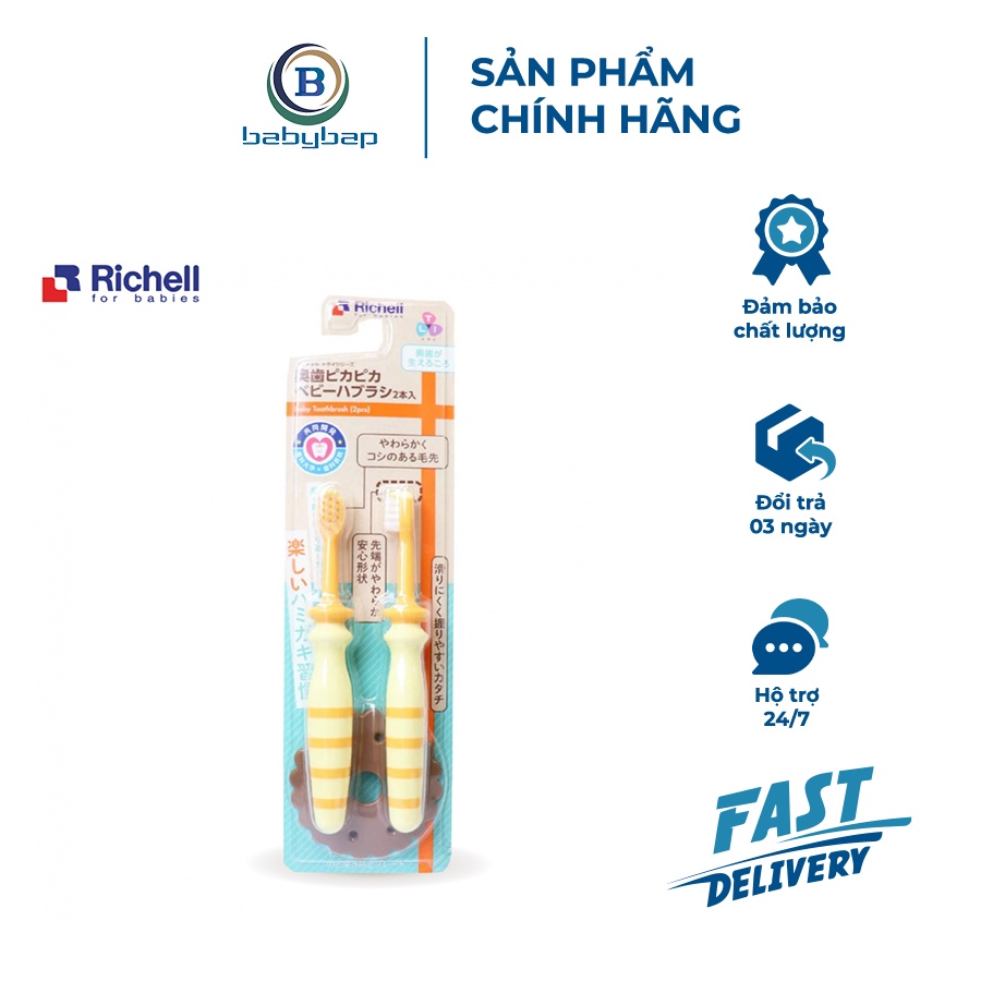 Bàn Chải Bước 4 T.L.I Richell Dành Cho Bé Từ 12 Tháng Tuổi