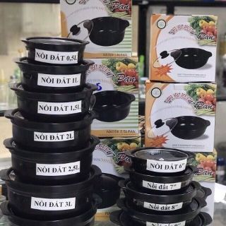 Nồi đất kho cá 1lít