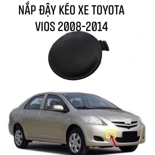 Năp chụp lổ kéo xe hay còn gọi nắp đậy lỗ kéo xe toyota vios 2008-2013 mã sp 527210D902