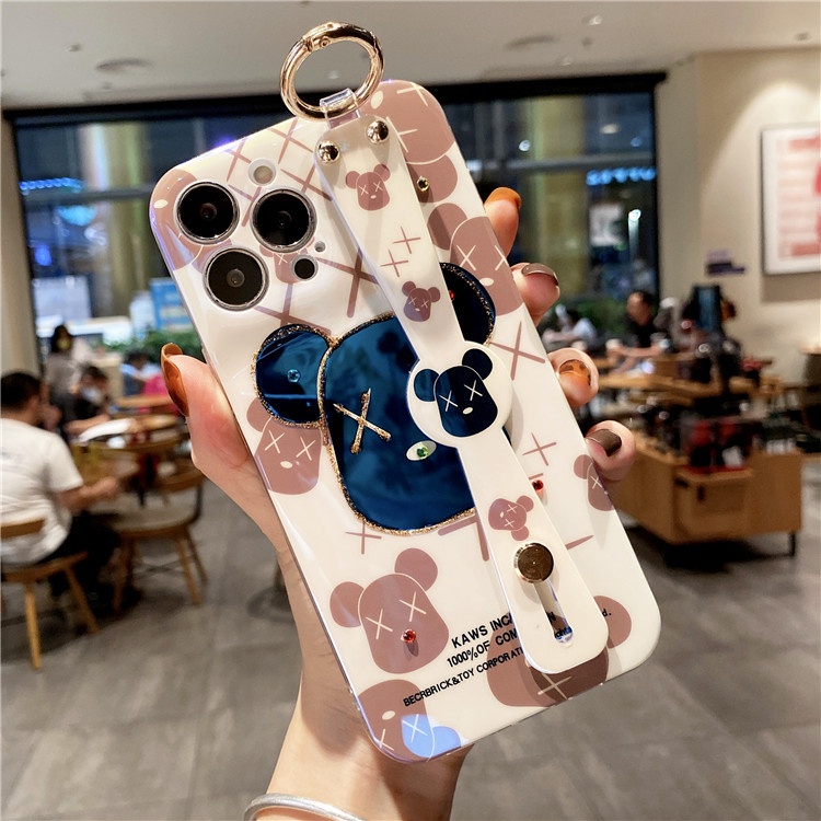 Ốp điện thoại HOCE silicon mềm kiểu gấu blu-ray thích hợp cho iPhone 13 pro max 12 mini 11pro max XSmax X XS XR 7 8Plus