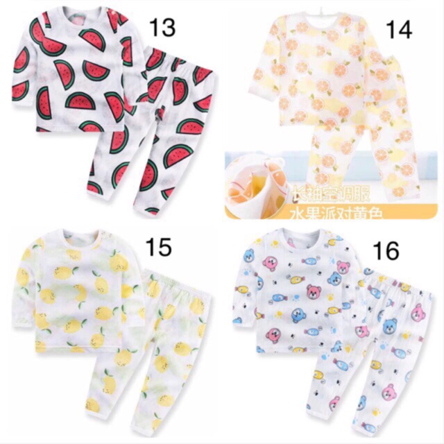 [10-18kg] SALE Bộ cotton giấy CAO CẤP thông hơi xuất Nhật cho bé trai và bé gái