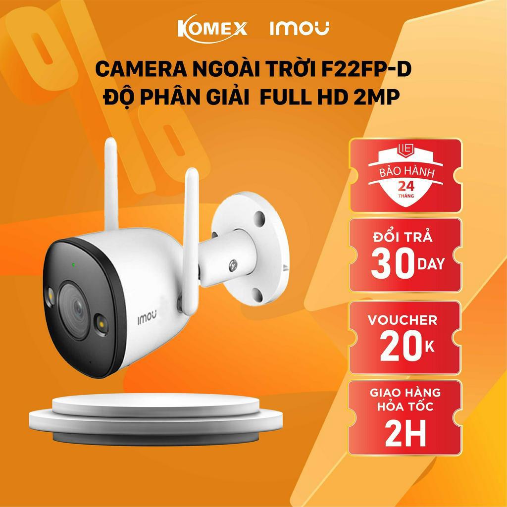 camera imou wifi ngoài trời F22P/F22FP/F22FEP 2M 1080P tích hợp đèn báo, chống nước và có cảnh báo chuyển động -komex