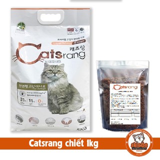 Thức ăn hạt Hàn Quốc Catsrang cho mèo gói chiết 1kg