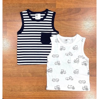 Set 2c áo ba lỗ H&M cho bé trai
