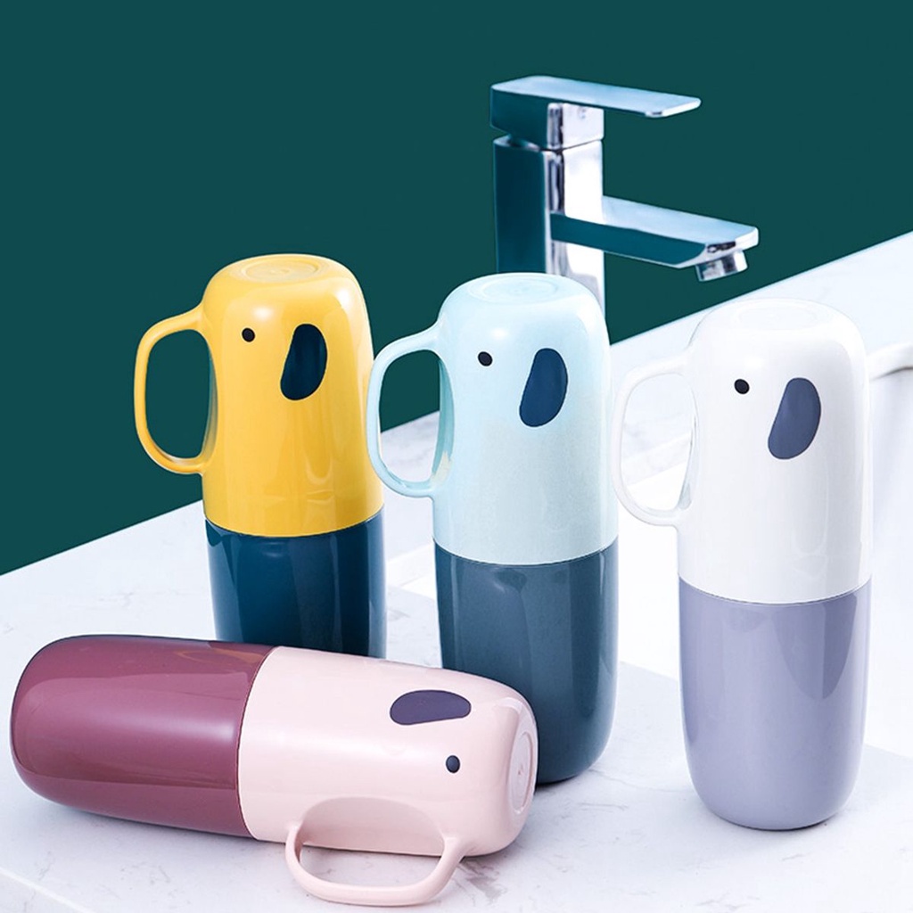 Hộp Đựng Bàn Chải Kem Đánh Răng Hình Voi Hoạt Hình Dễ Thương