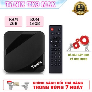 Android tivbox tx3 max ram 2gb, rom 16gb hỗ trợ kết nối bluetooth 4.0