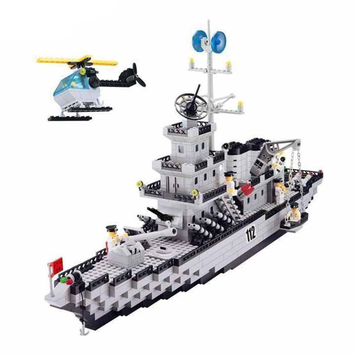 Đồ chơi lắp ghép Lego Mô hình chiến hạm khổng lồ 70 cm