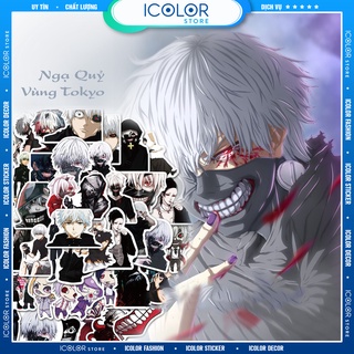 100 Sticker "Ngạ Quỷ Vùng Tokyo" hoạt hình nhiều mẫu chống nước dán mũ bảo hiểm, vali, laptop cực ngầu 020