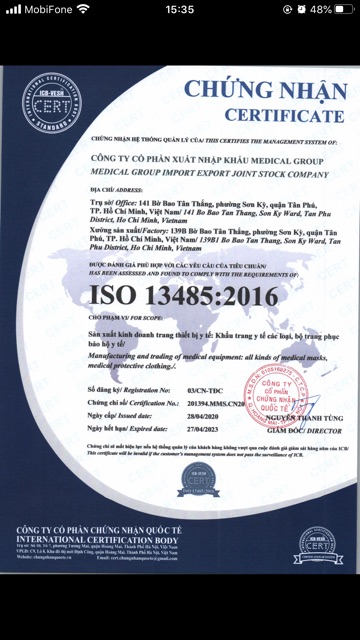 Khẩu trang 4 lớp y tế Qmask - 4 lớp - hộp 50 cái