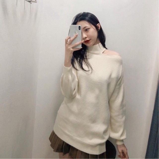 (HÀNG ORDER) Áo len lệch vai phong cách sexy trẻ trung - GNCM | BigBuy360 - bigbuy360.vn