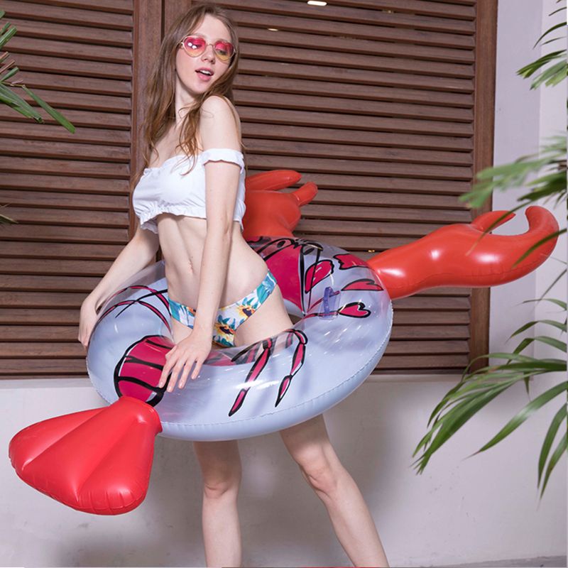 QQ Phao Bơi Bơm Hơi Hình Tôm Hùm Khổng Lồ