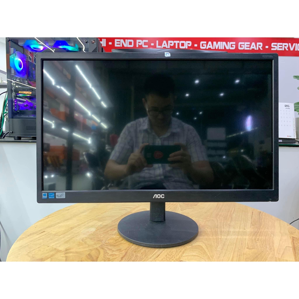 Màn hình Led AOC 22" E2270SWN Full HD Cũ (Thanh lý văn phòng, đẹp keng)