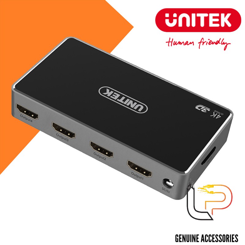 BỘ CHIA HDMI 1 RA 4 HỖ TRỢ 4K UNITEK V1109A