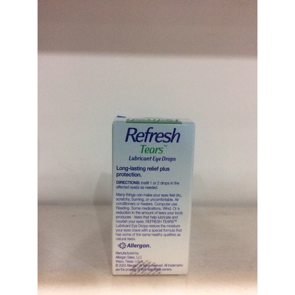 Nước nhỏ làm trơn mắt Refresh Tears 15ml