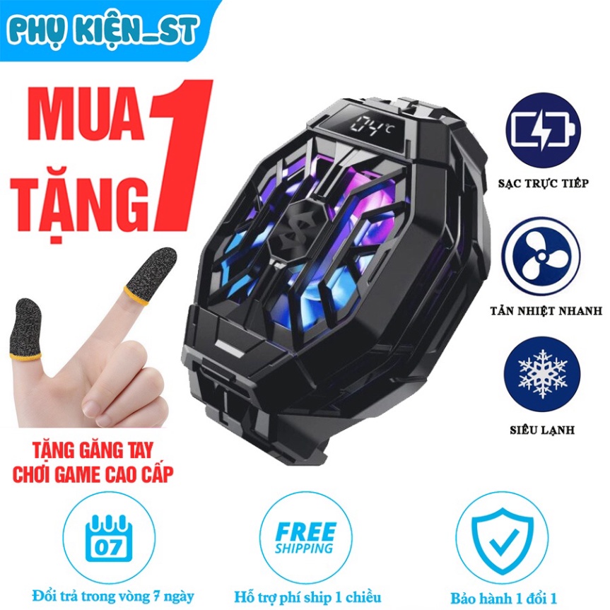 Quạt tản nhiệt sò lạnh Black Shark Funcooler 2 Pro – Màn hình LED hiển thị nhiệt độ (Chính Hãng)