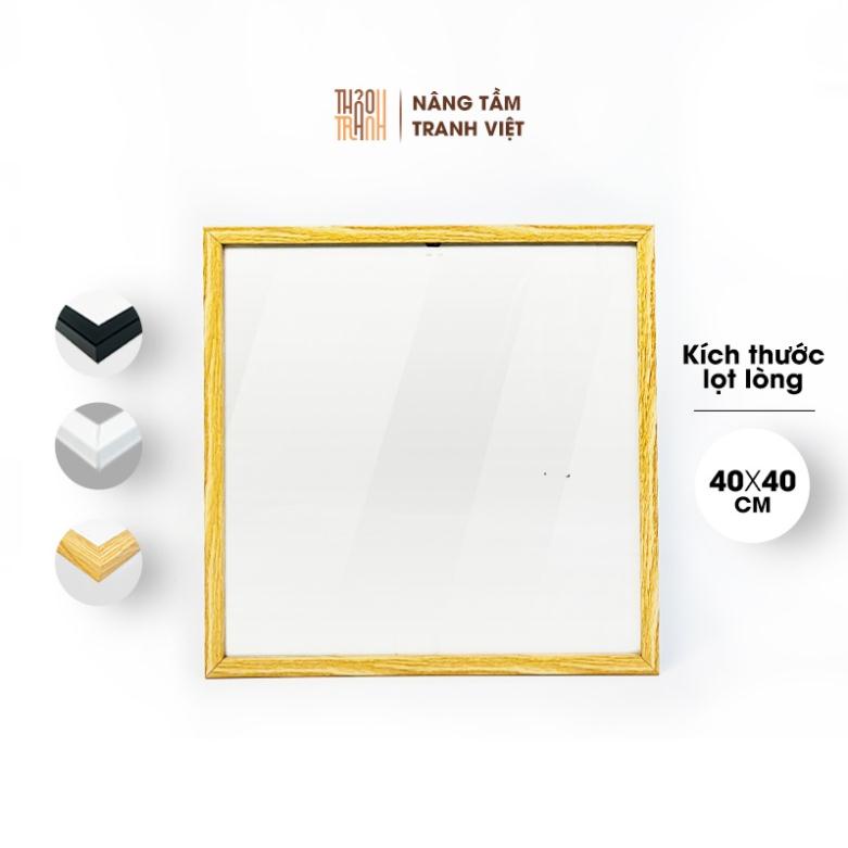 Khung Hình 40x40cm Khung Tranh Đính Đá Treo Tường