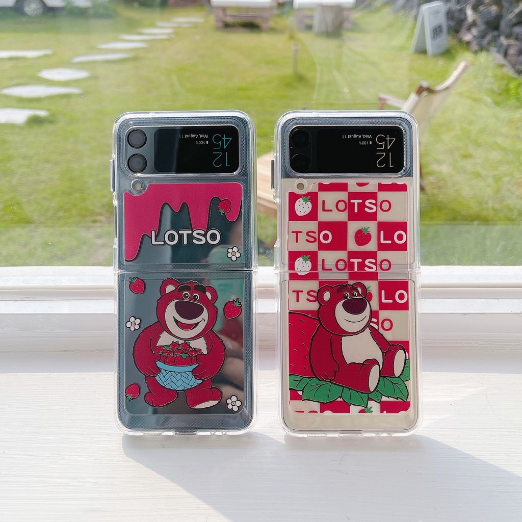 Ốp Điện Thoại Chống Sốc Họa Tiết Hoạt Hình Cho Samsung Z Flip 3 5G zflip3