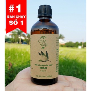 Tinh dầu Tràm Gió Mộc Nhiên chai lớn 100ml nguyên chất có kiểm định & Tem chống hàng giả.