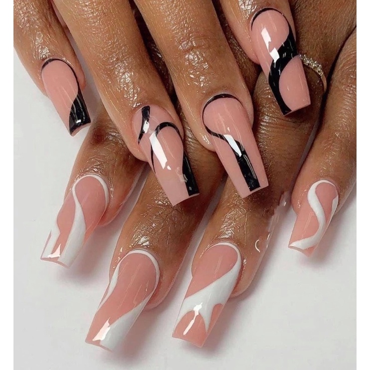 Cọ nét  Aifer trắng , đen vẽ móng