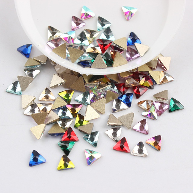 Set 100 Viên Đá Pha Lê Trang Trí Móng Tay Nghệ Thuật