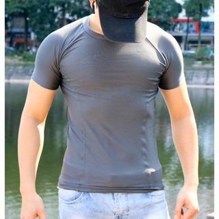Áo thun trơn nam body