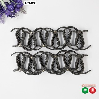 Kẹp tóc càng cua , cặp tóc càng cua 1 set 4 chiếc mix màu