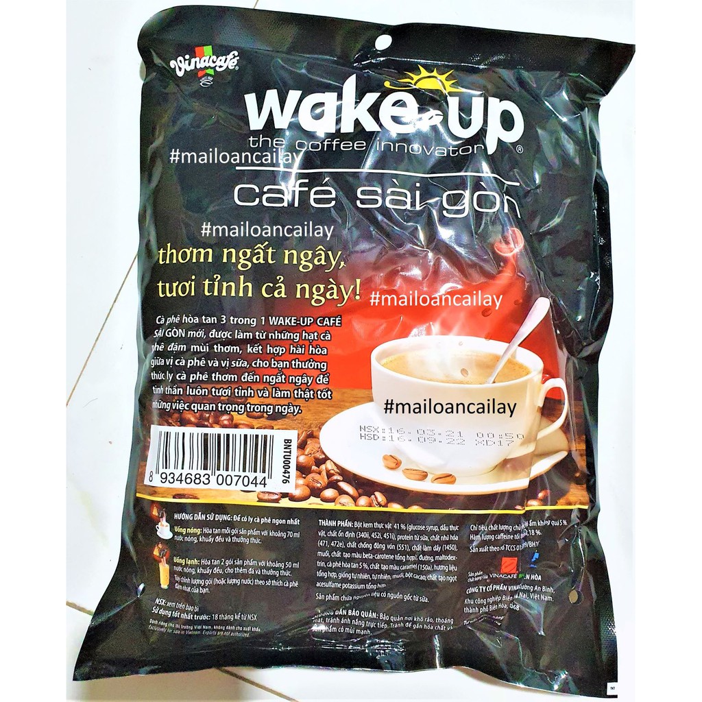 Cà phê Wake-up Sài Gòn bịch 24 gói | BigBuy360 - bigbuy360.vn