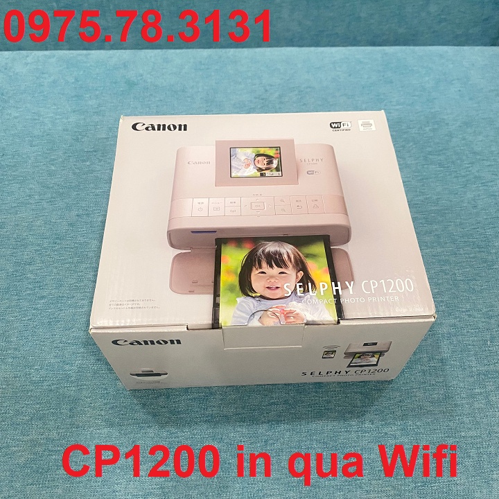 Máy in ảnh Canon Selphy Cp1200 tương đương Cp 1300 - kết nối Wifi
