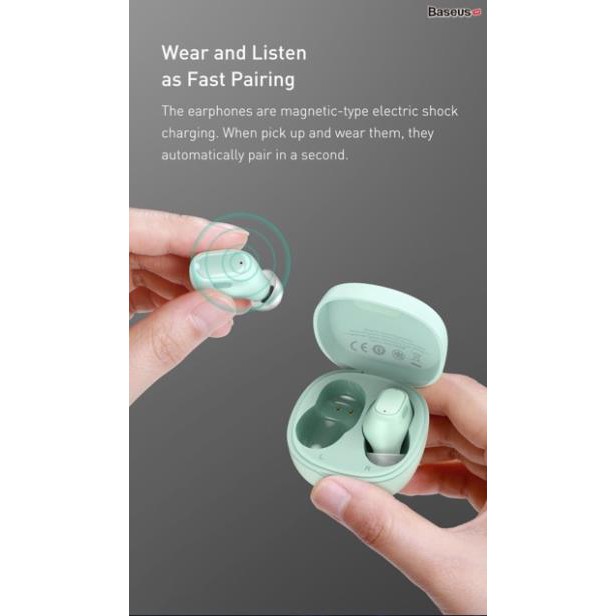 Tai nghe Bluetooth Baseus Encok True Wireless Earphones WM01