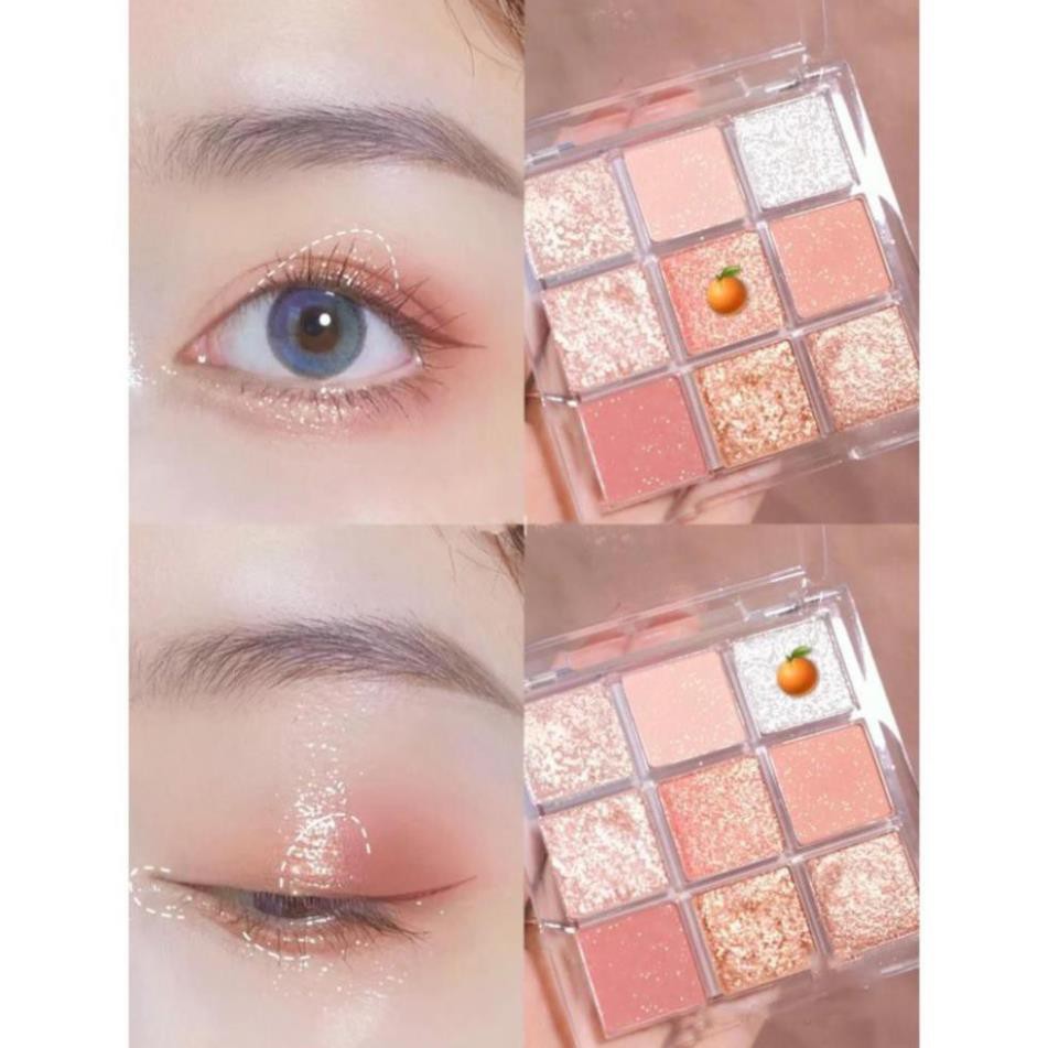 [Giá Tốt Nhất] Bảng phấn mắt 9 màu sắc trong suốt độ sáng cao chống nước lâu trôi | BigBuy360 - bigbuy360.vn