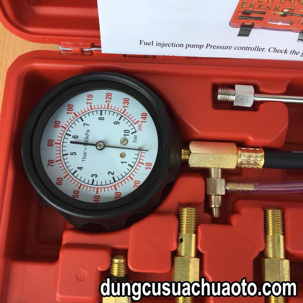 Bộ đo áp suất bơm xăng, Đồng hồ đo áp suất bơm xăng ô tô TU - 114