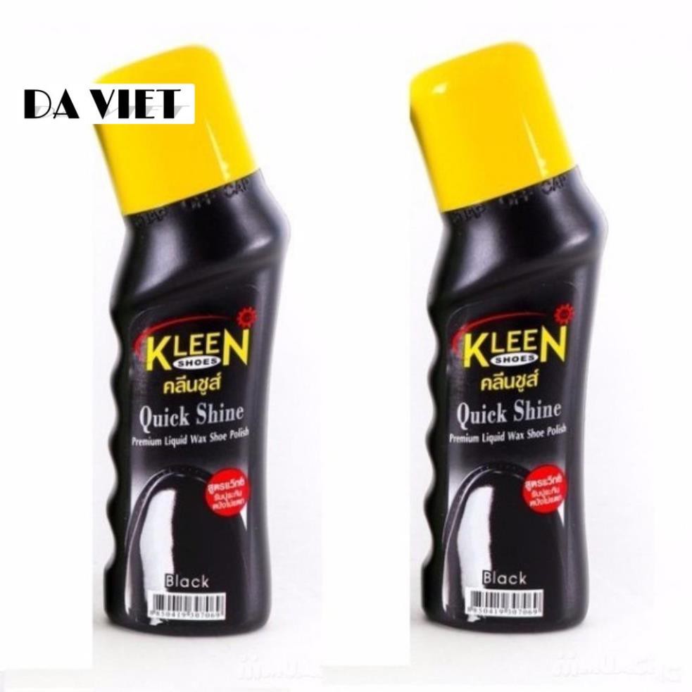 Xi Đánh Bóng Chính Hãng KLEEN Nhập Khẩu Thái Lan Dạng Nước 75ml Làm Mềm, Bóng Da Siêu Nhanh