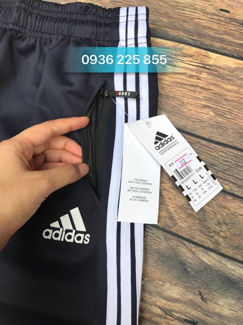 Quần Jogger Triple Line - Full tem tag (Bo Gấu- QN02)