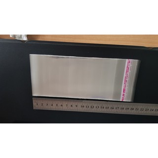 1kg Túi bóng kính loại lớn siêu trong có dính mép( đựng quần áo, phụ kiện, bảo quản sản phẩm)